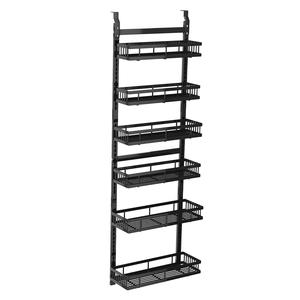 Organizzatore per dispensa Over-the-Door a 6 livelli con appendiabiti portaspezie in metallo per uso alimentare in camera da letto bagno soggiorno - Product Image 2