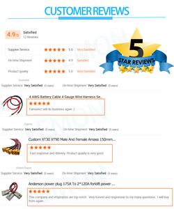 批发Amass XT60公1015 14AWG 200毫米插头电池电缆连接器，用于RC Lipo电池 - Product Image 6