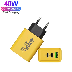 CE FCC 40W Multiport Charge Rapide 2Type C 2C1A 20W <span class=keywords><strong>Chargeur</strong></span> Pour <span class=keywords><strong>iPhone</strong></span> 16 15 14 13 Trois Ports USB C <span class=keywords><strong>Chargeur</strong></span> De Voyage <span class=keywords><strong>Portable</strong></span> - Product Image 1