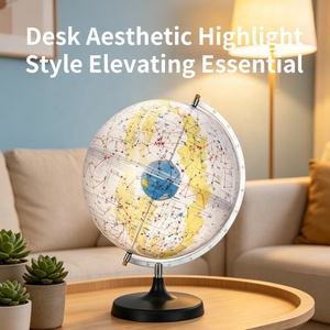 <span class=keywords><strong>Globo</strong></span> Celeste Transparente de Plástico con Mapa de Estrellas y Tierra, 320 mm de Diámetro, Giratorio 360°, con Soporte y Escala - Product Image 5