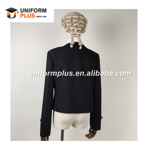 Uniforme Profesional Tradicional de Abogado Negro para <span class=keywords><strong>Mujer</strong></span>, Chaqueta y Chaleco para Abogada, Defensora, <span class=keywords><strong>Juez</strong></span> - Product Image 2