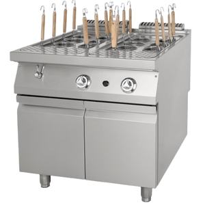 เตาทำพาสต้าก๋วยเตี๋ยวแก๊สเชิงพาณิชย์ พร้อมตู้สแตนเลส หัวเตาหลายหัว สำหรับโครงการครัวโรงแรม อุปกรณ์ทำอาหาร - Product Image 1