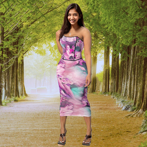 Vestidos Casuales Ajustados con Estampado Floral para Mujer, Moda - Product Image 2