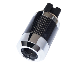 En laiton Pur cuivre Plaqué Or BRICOLAGE <span class=keywords><strong>HIFI</strong></span> câble D'alimentation 3 broches US <span class=keywords><strong>Prise</strong></span> De Courant Électrique + Connecteur de - Product Image 2