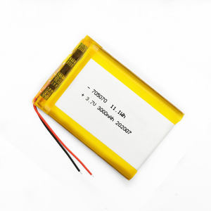 705070 Lipo Batterij <span class=keywords><strong>3</strong></span>.7V 3000Mah Oplaadbare Lithium-Ion Polymeer Batterij Met Pcb - Product Image 2