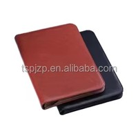 Porte-documents en cuir PU B5 personnalisé avec logo OEM ODM, reliure spirale, couverture rigide, organiseur de documents, 60 feuilles, cadeau