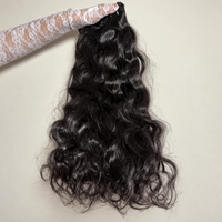 Cheveux Indiens Bouclés Naturels Noirs, Lots de Cheveux Humains Bruts Doux à Cuticules Intactes pour Fournisseurs