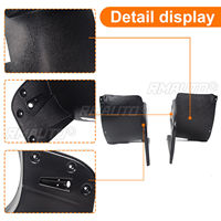 2 pièces pour BMW Série 5 E39 M5 1995-2003 M, garniture de pare-chocs avant, protection de passage de roue, garde-boue gauche et droit en ABS