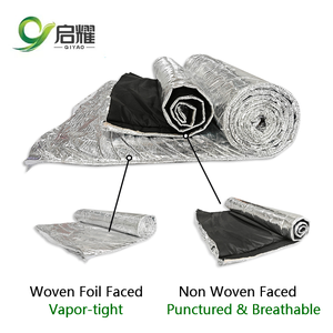 Lámina de aluminio reforzada con escudo térmico Aislamiento reflectante de múltiples láminas Aislamiento de lámina de algodón flexible <span class=keywords><strong>Multicapa</strong></span> para ático - Product Image 3