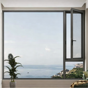 Fenêtre à battant en aluminium et verre insonorisée avec poignée silencieuse et double isolation acoustique pour studio d'enregistrement et chambre - Product Image 4