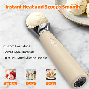 Cuillère à glace chauffante professionnelle, cuillère chauffante électrique avec charge rapide de type C, batterie 2600 mAh pour glace dure comme du verre - Product Image 4