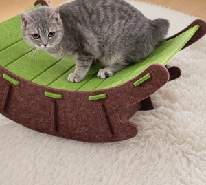 Nid pour chat en tissu pliable, doux, confortable, lavable, portable, pour l'intérieur, lit de repos durable pour animaux de compagnie - Product Image 3