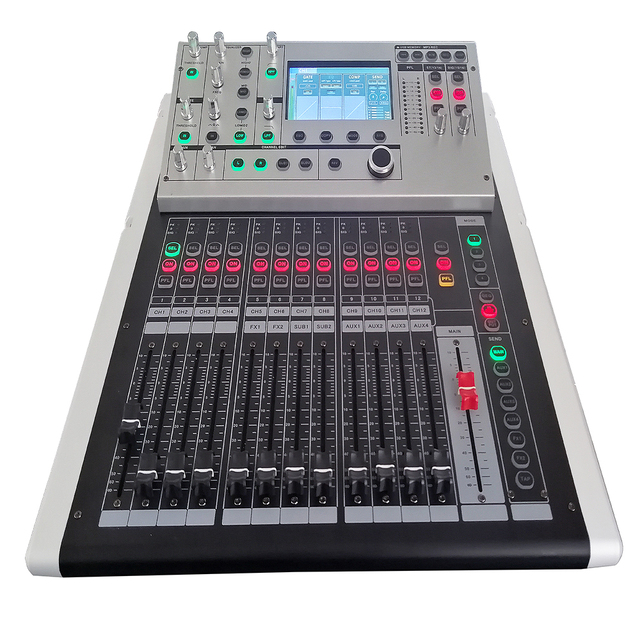 Morin SR-16 Professional Luxury 16-Channel Digital Audio Mixer Fidelity Sound Quality Metals Construction for Tour/Gymnasium/Bar