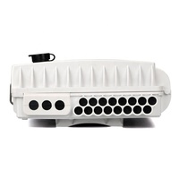 16 Core FTTH Fiber Distribution Box ABS Material 3 in 16 Out SC Adapter Wall Mount Optical Splitter Box for Outdoor Network