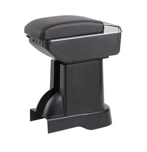 2019 nouveau Design <span class=keywords><strong>cuir</strong></span> voiture Center Console accoudoir boîte de rangement noir Wuling Conferos (Indonésie) - Product Image 4