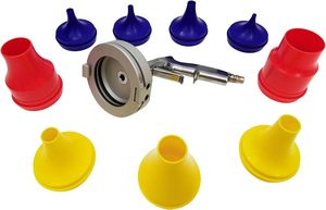 Kit de pistolets à éponge pneumatiques multi-tailles, système de nettoyage de tuyaux à air comprimé avec étui de rangement - Product Image 5