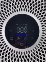 Purificateur d'air portable OEM avec affichage de la qualité de l'air, filtre HEPA H13 et filtre à charbon véritable