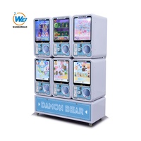 WANGERBAO Machine à Gachapon Entièrement Personnalisable, Jeu d'Arcade Personnalisable, Jouets en Capsule pour Enfants, Distributeur Automatique