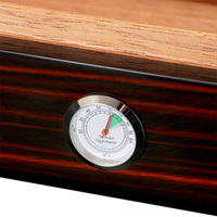 Humidor Clásico Canadiense de Madera de Cedro para Cigarros, Diseño Elegante