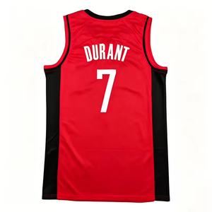Camiseta de Hombre 2026 Cosida de <span class=keywords><strong>Kevin</strong></span> <span class=keywords><strong>Durant</strong></span> # Camiseta de Baloncesto Retro Casual de Alperen Sengun y Amen Thompson, Venta al por Mayor, Envío Directo - Product Image 4