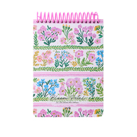 Cuaderno Espiral con Ilustraciones Florales Garden Breeze A5, 120 Hojas, para Regalo Escolar