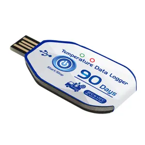 Golden fornitore USB usa e getta temperatura data logger impermeabile IP67 catena del freddo contenitore di monitoraggio della temperatura