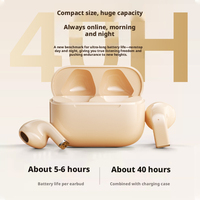 Audífonos Intrauditivos TWS con 40 Horas de Reproducción Total, Bluetooth 5.4, Táctiles Inteligentes, Deportivos, Inalámbricos, Audio Estéreo Nítido para Entrenamiento Diario