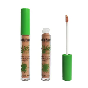 wholesale 6 color aloe 100% nature soft matte full coverage face make up waterproof oil control sunisa concealer