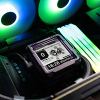Nouveau boîtier d'ordinateur Frozen PRO 360 BLANC/NOIR ARGB avec écran IPS de 2,73 pouces LGA 1700/1851/2011/2066 AM4/AM5