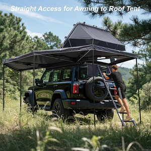 อุปกรณ์เสริมสำหรับการเดินทางแบบ Overlanding กันสาดข้างรถแบบยืดได้ 360 องศา 4x4 แบบไม่มีขาตั้ง ผ้า Oxford ขยายได้ 270 องศา สำหรับรถยนต์ - Product Image 5