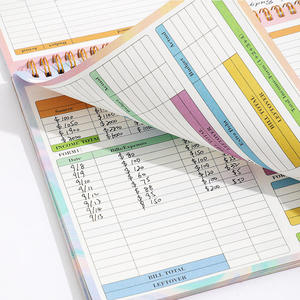B5 trésorerie planificateur budgétaire <span class=keywords><strong>cahier</strong></span> à bobine étanche décompte quotidien <span class=keywords><strong>de</strong></span> la semaine recettes et débours journal personnalisé - Product Image 4