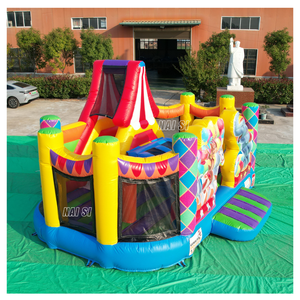 Château gonflable de <span class=keywords><strong>cirque</strong></span> de carnaval en PVC d'extérieur pour enfants, toboggan gonflable pour usage commercial - Product Image 3