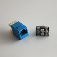 Connettore Keystone RJ45 CAT6 Stile AMP a 180 Gradi, Modulo di Rete UTP 110 IDC, Connettore Keystone RJ45 CAT6 di Alta Qualità