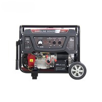 Générateur à gaz 5Kw 5000 Watt 5.5Kw Silencieux 110V 220V 380V Générateur à essence électrique