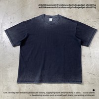 T-shirt rétro tendance de la nouvelle collection été, logo personnalisé, t-shirts en coton blancs 275g pour hommes
