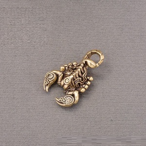 Statue de Scorpion Vintage en Laiton, Ornement Artisanat Métallique, Figurines Animaux, Décoration Créative pour Maison et Bureau - Product Image 1