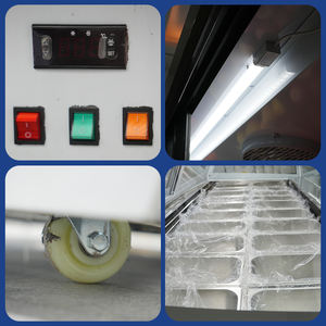 <span class=keywords><strong>Mini</strong></span> chariot à crème glacée Popsicle avec étui de congélateur à affichage opération facile réfrigérateur d'affichage de crème glacée LED pour dépanneur - Product Image 5