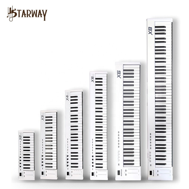 Midiplus X2 / X8 Pro 61 88 Key Electronic Organ Professional  Portable Piano Practice Music Arrangement MIDI Keyboard