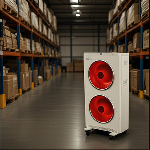 Chauffage infrarouge portable <span class=keywords><strong>2000W</strong></span>, <span class=keywords><strong>radiateur</strong></span> électrique silencieux avec télécommande pour la maison, pour rester au chaud - Product Image 3