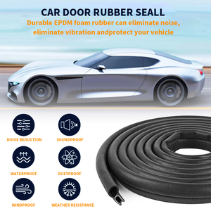 Custom-shaped EPDM Black Corrosion Resistance Auto/Car Door Sealing <strong>Rubber</strong> <strong>Strip</strong> With Automotive Cutting &amp; Welding - Product Image 4