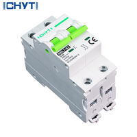 CHYT fait 2-pole DC MCB. 1000V, 6 - 63A pour rail DIN miniature. Assure la sécurité et le fonctionnement. Pour la qualité DC, fiable.