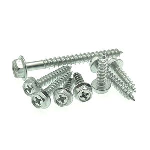 Professional Carbon Steel Hex Head <strong>Wood</strong> <strong>Screws</strong>, High Strength Corrosion Resistant <strong>Wood</strong> Fasteners.Tap <strong>Wood</strong> <strong>Screw</strong> - Product Image 4