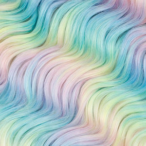 Estensioni per <span class=keywords><strong>Capelli</strong></span> Sintetici all'Uncinetto 24 Pollici, Onda d'Acqua per Trecce Colorate Arcobaleno, Ricci Profondi ANNA Tinti - Product Image 5