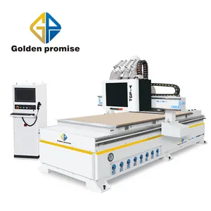 GP Woodworking Machinery CNC Router Woodworking Machine 3 Axis 1325 Atc CNC Wood Router for MDF Cutting Wooden Cnc 3d 18000 Rpm