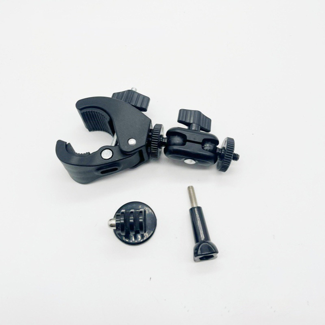 Bracket Accessories Bicycle Bike Handlebar Mount Clip Holder 1/4" Screw Tripod Clamp Bracket Sport Camera Holder for Go-pros