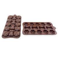Moules à gâteau en silicone pour chiot, patte et os de chien pour la cuisson de bonbons au chocolat, friandises pour chien et chat glaçons