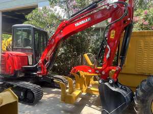 Mini-excavatrice Doosan d'occasion de 5 tonnes avec moteur Yanmar Vic55/Vic80, godet de 3 m³, stock d'occasion, moteur inclus Enerpac Kawasaki - Product Image 4