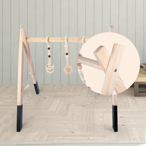 Al por mayor: Juguetes para bebés, otros juguetes, alfombras de juego, juguetes de madera para gimnasio de bebés para actividades en interiores con mordedores colgantes - Product Image 6