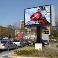 Panneau d'affichage LED SMD 3535 P8 RGB 1024 x 1024 mm IP65 6000 CD pour mur vidéo extérieur et signalétique publicitaire