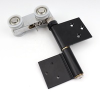 Charnière pivotante robuste et durable pour porte pliante en aluminium, accessoires commerciaux modernes, ouverture à 180°, installation facile